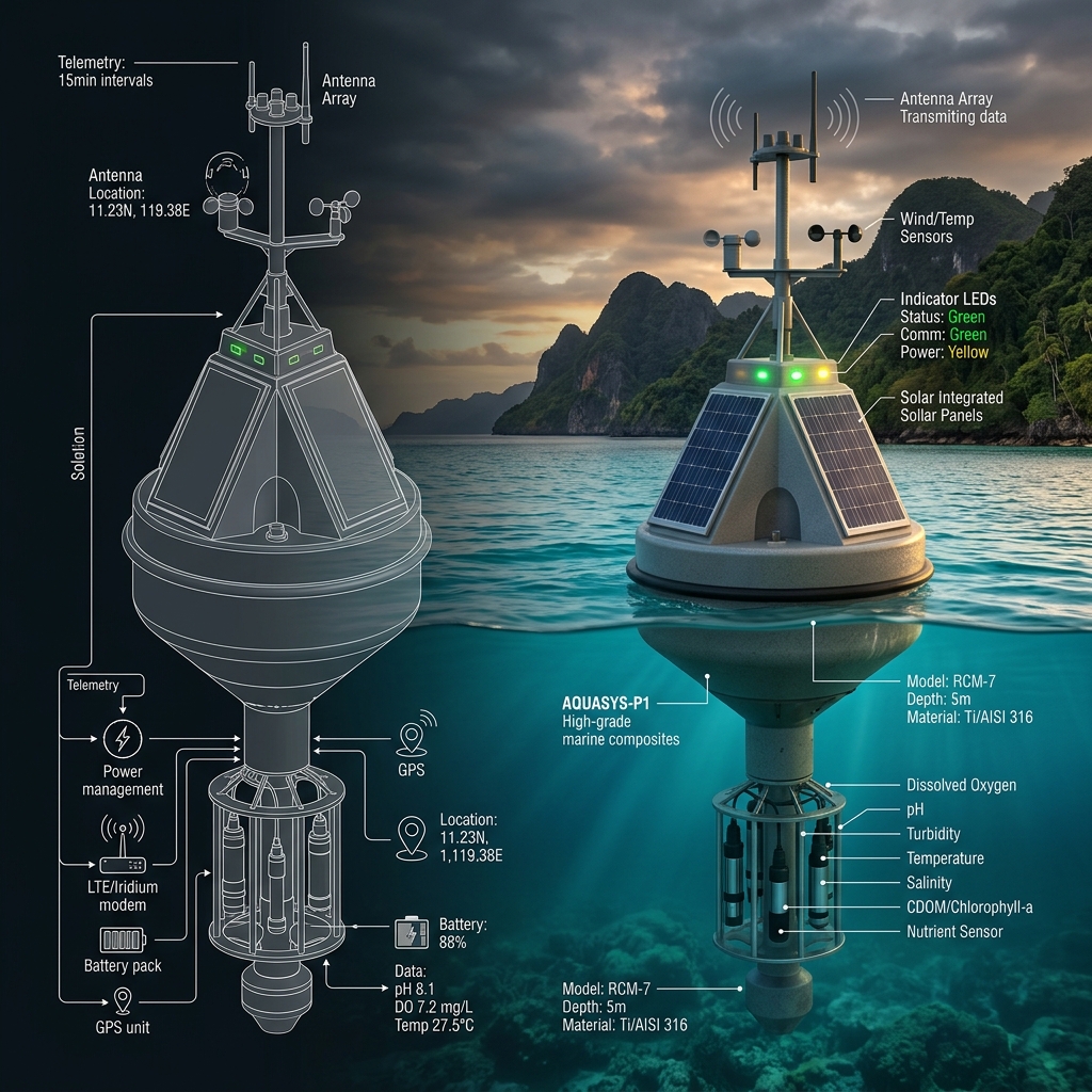 3D CAD Buoy Design Rendering